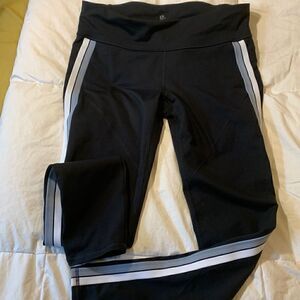 GAPFIT, Glastonbury, workout pants, high waist, back zipper pocket, black, large